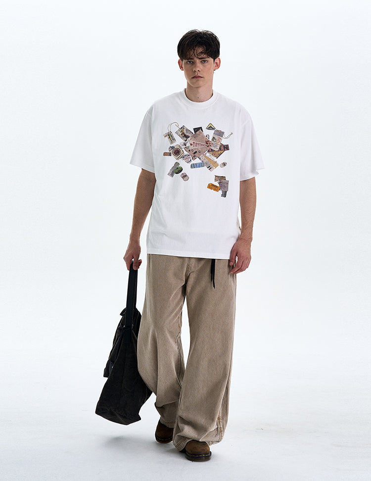 Washed Print T-Shirt
