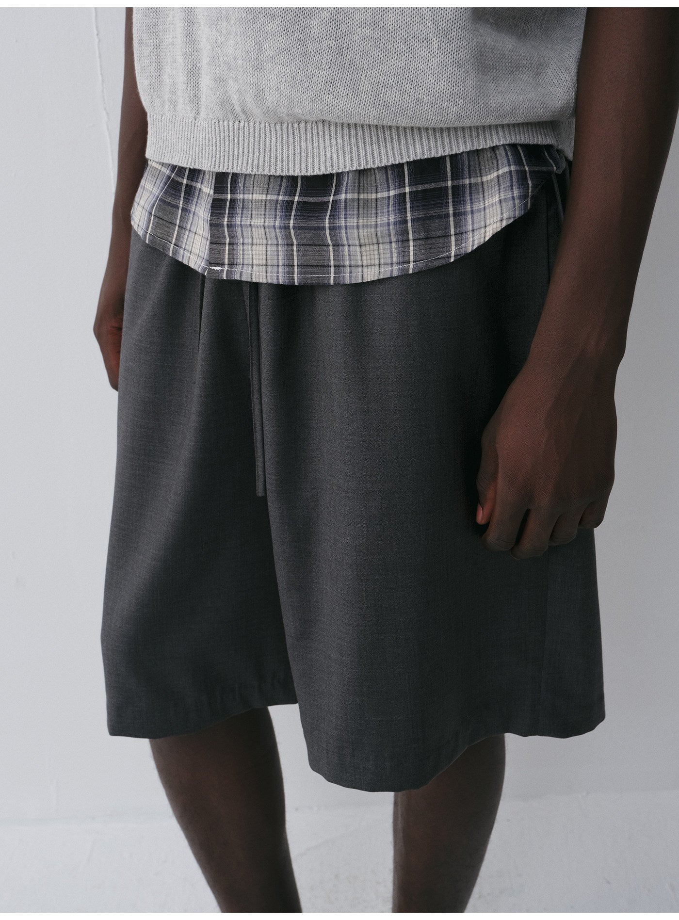 Wool Casual Shorts