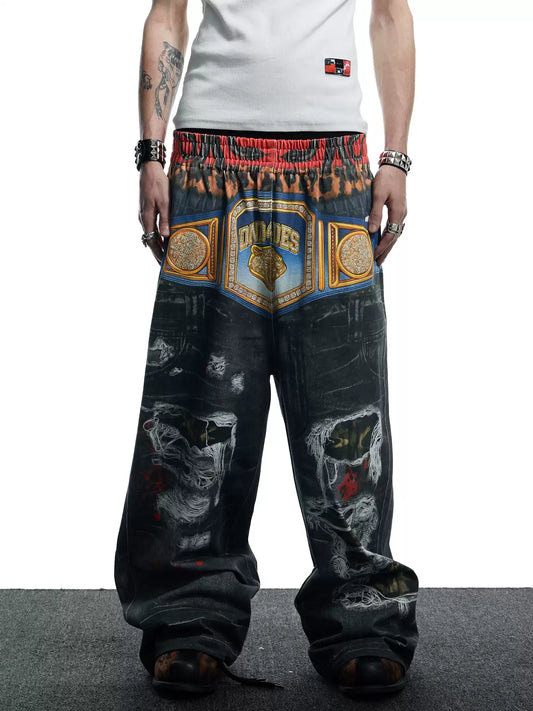 Baggy Style Casual Pants