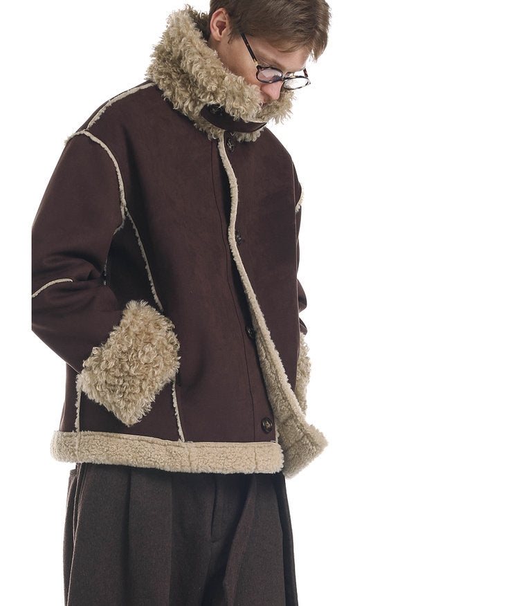 Lambswool Suede Jacket