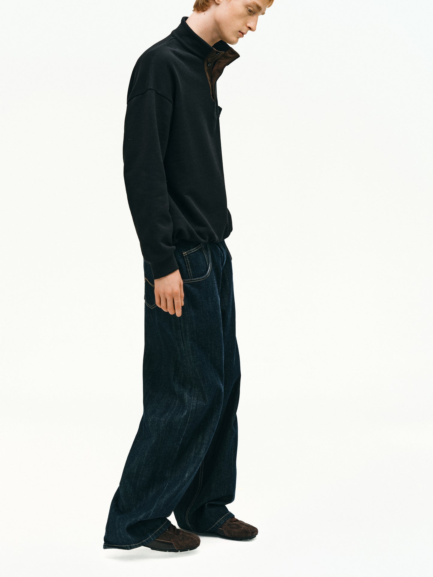 Stand Collar Sweatshirt