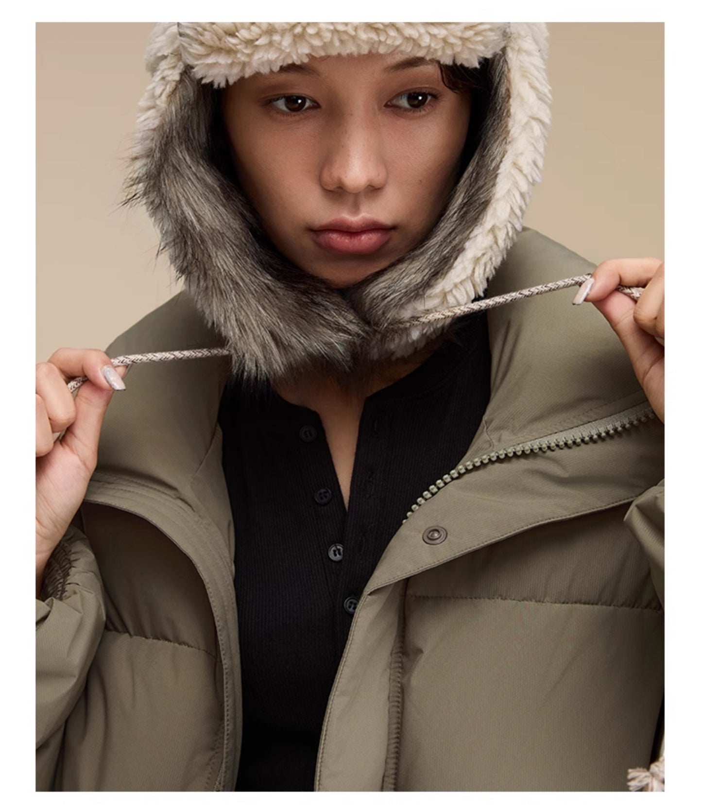 Short Loose Down Jacket