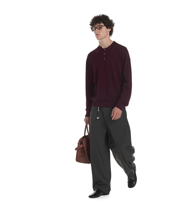 Fake Lapel Polo Shirt