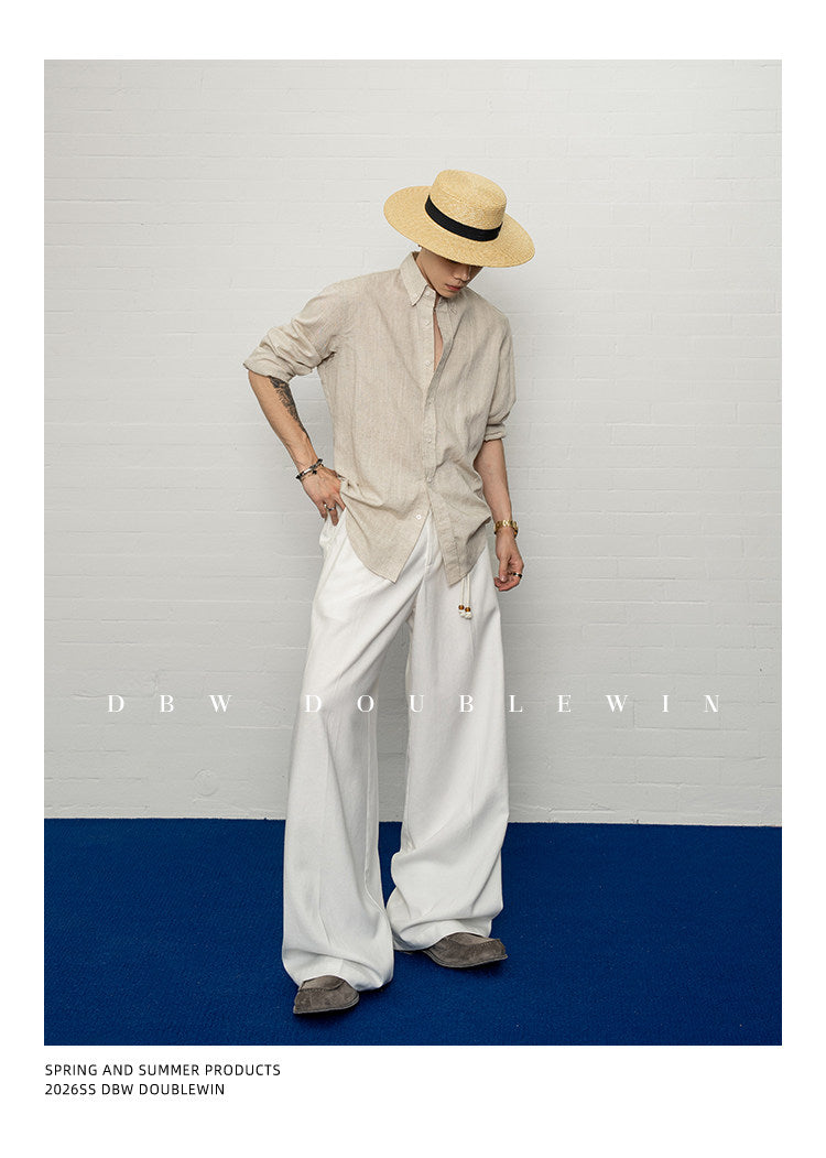 Drape-style Casual Pants