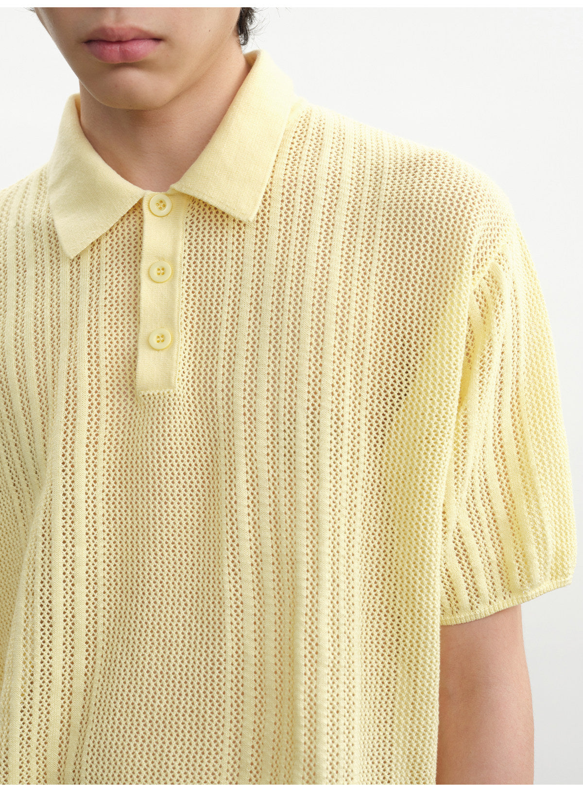 Hollow Polo Shirt