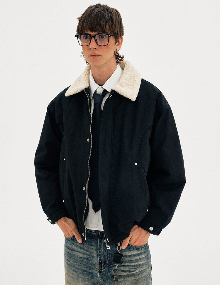 Unisex Retro-Style Casual Down Jacket