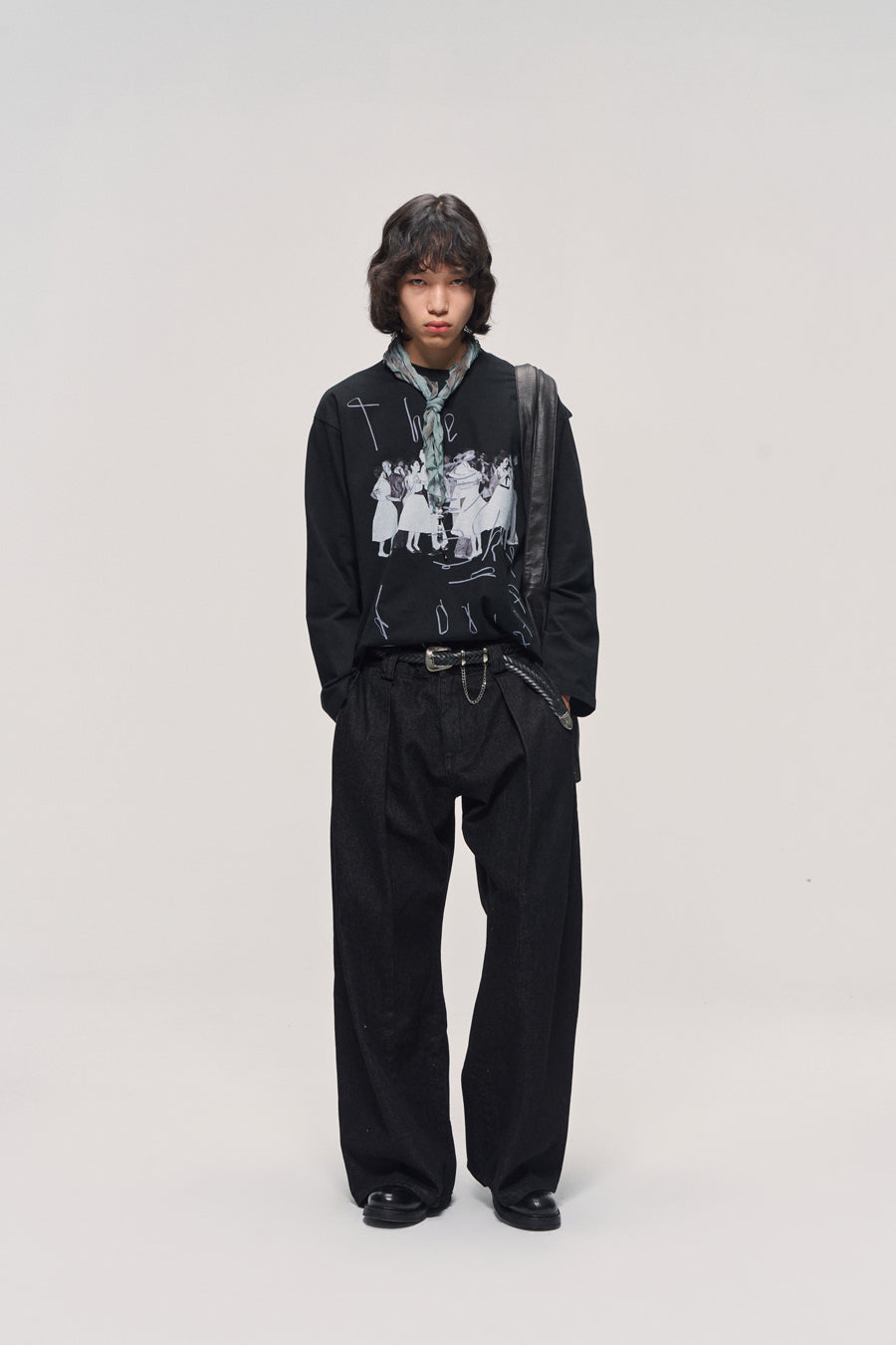 Vintage Double Pleated Jeans