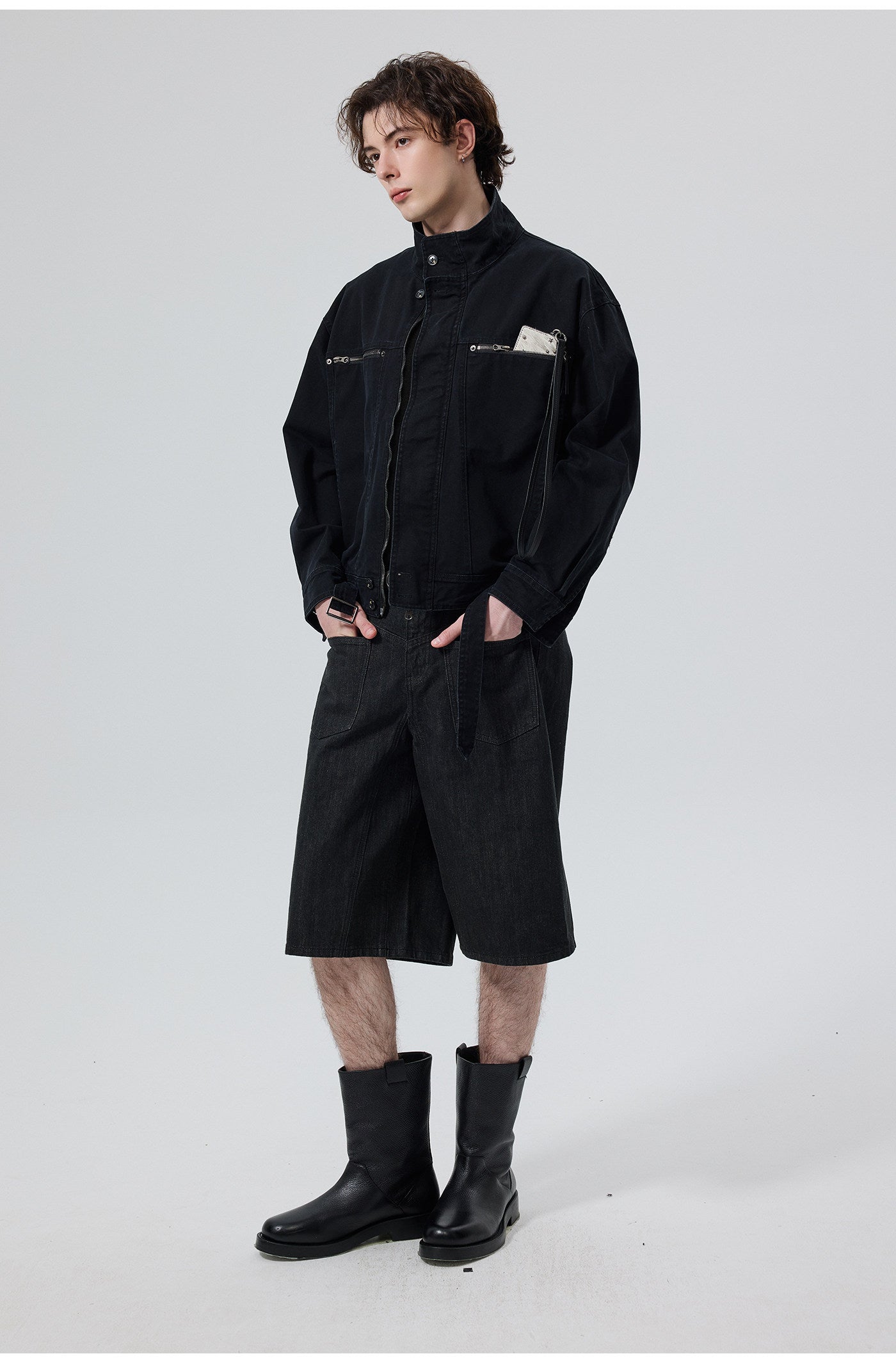 Stand Collar Harrington Jacket