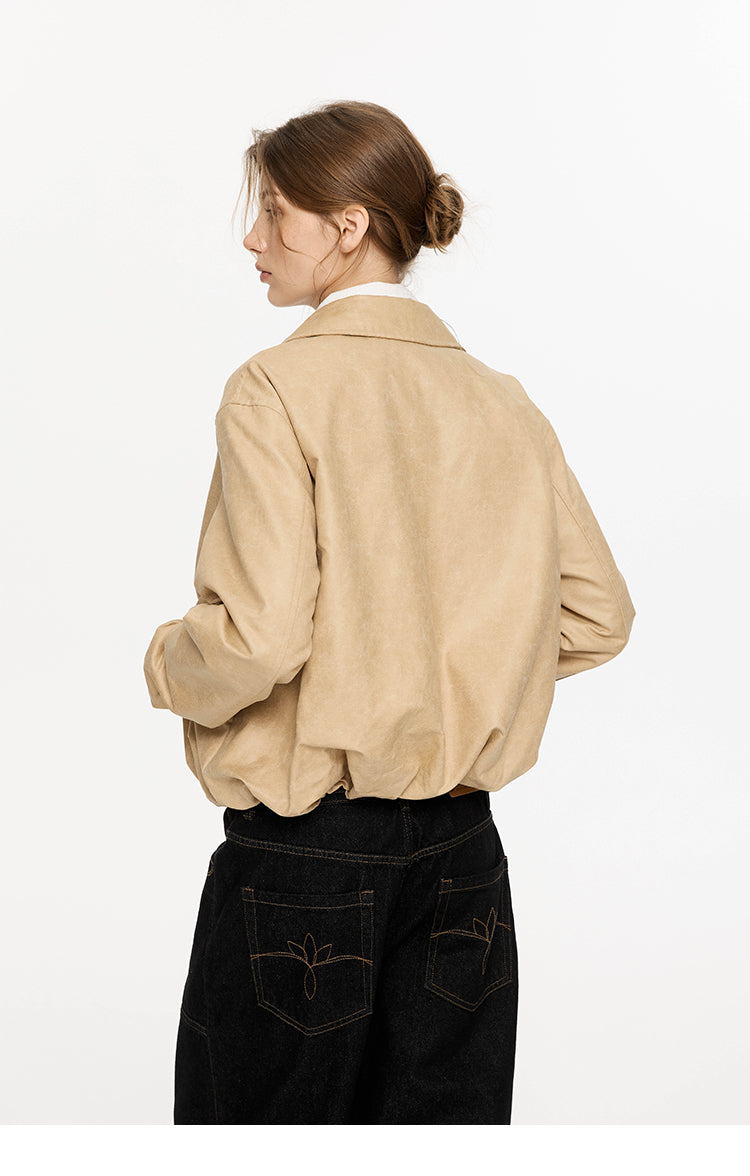 Distressed retro jacket