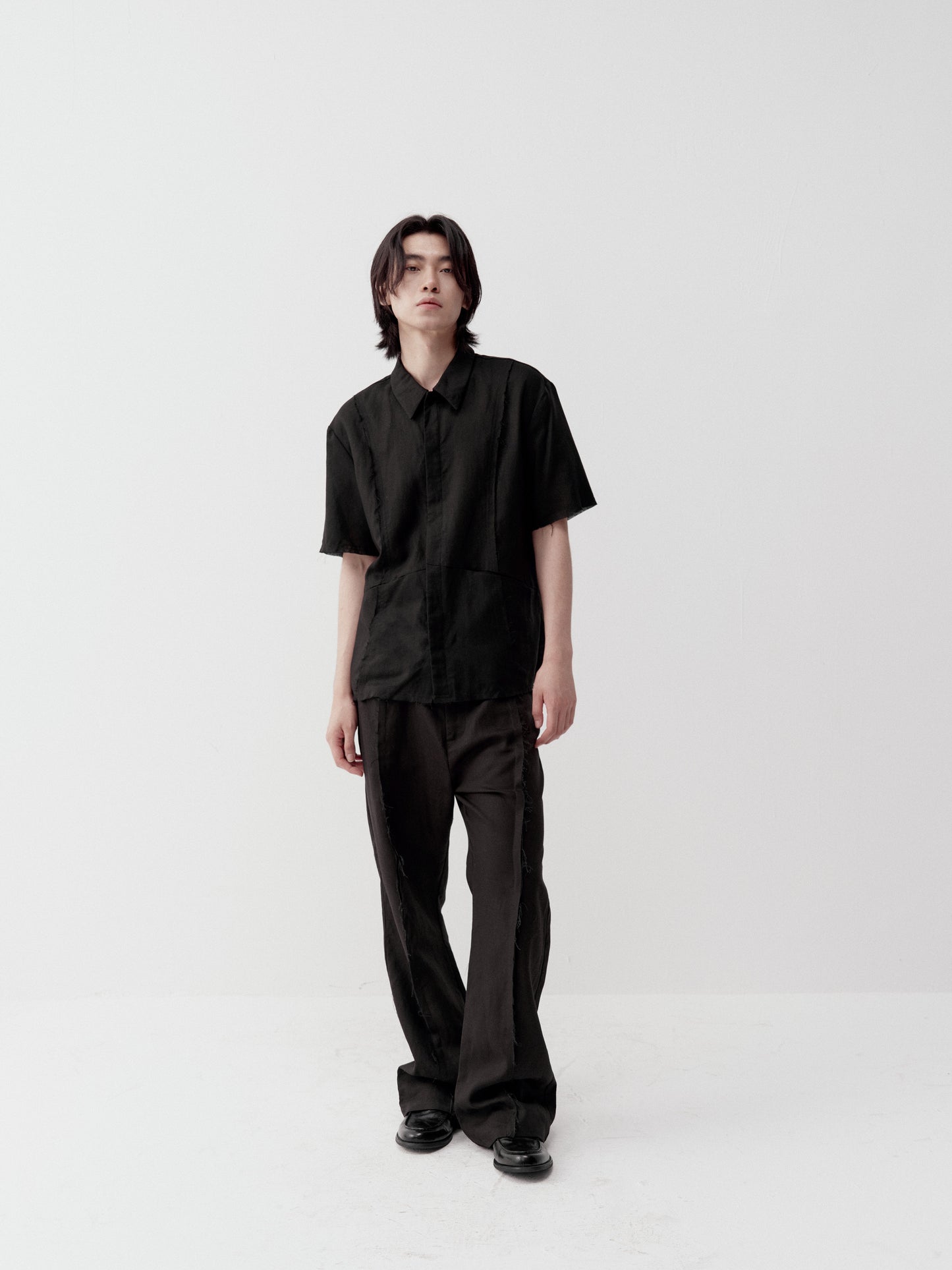 Straight-Shoulder Shirt