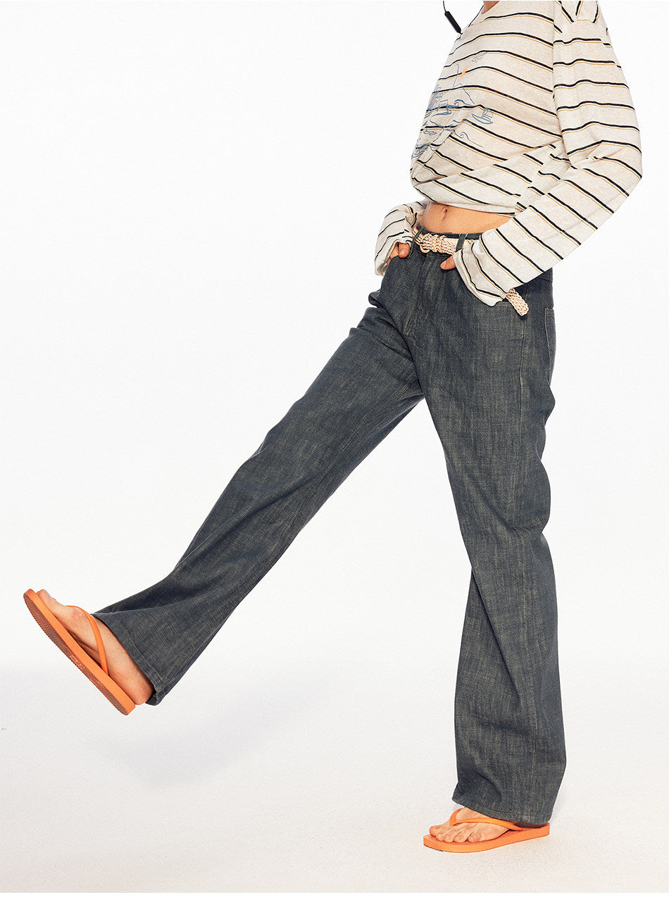 Unisex Retro Embroidered Jeans