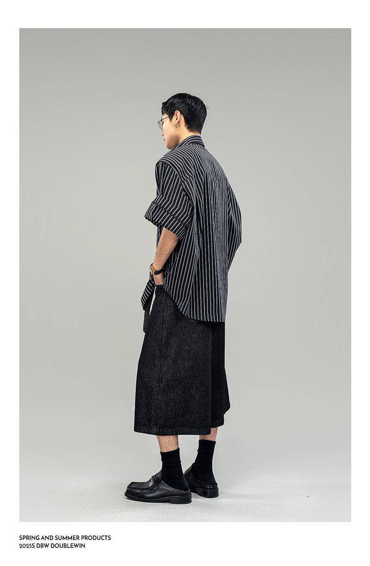 Breathable striped shirt