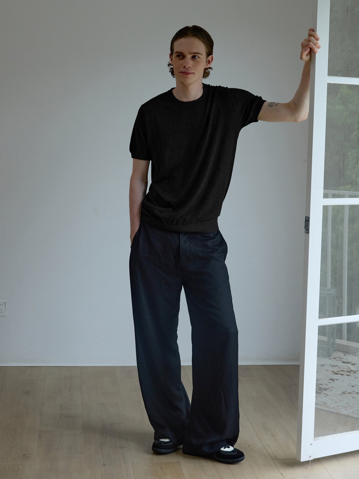 Slim crew neck T-shirt