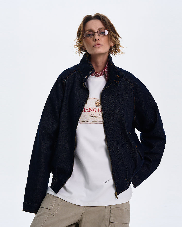 Harrington Denim Jacket