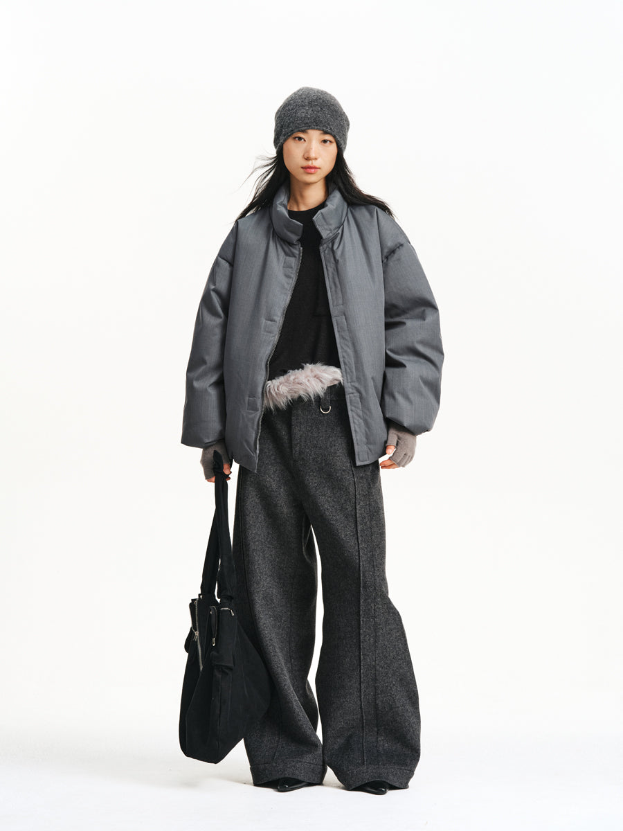 Three-dimensional cut casual pants