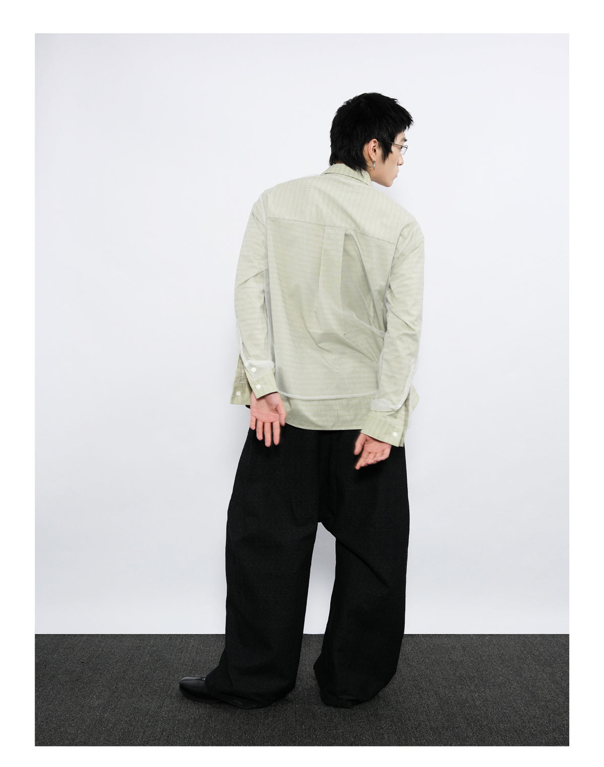Pleated Silhouette Shirt