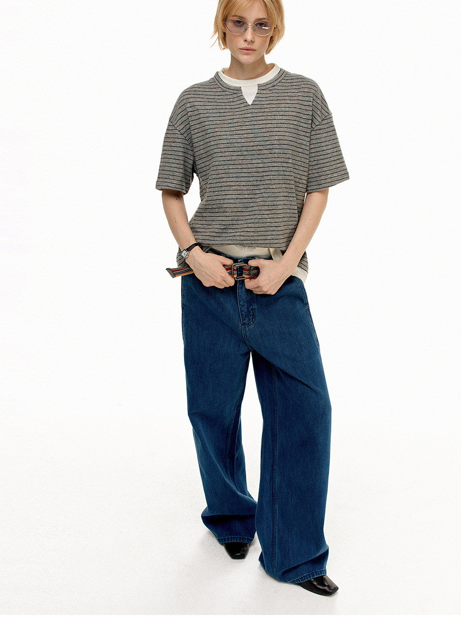 Heavyweight Wide Straight-Leg Jeans