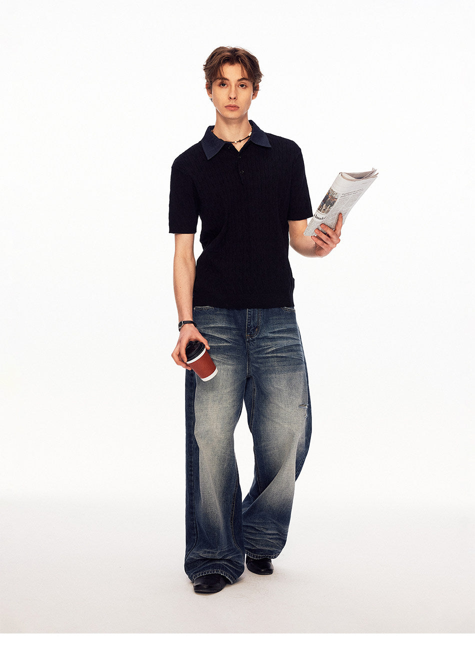 High Street Distressed Jeans