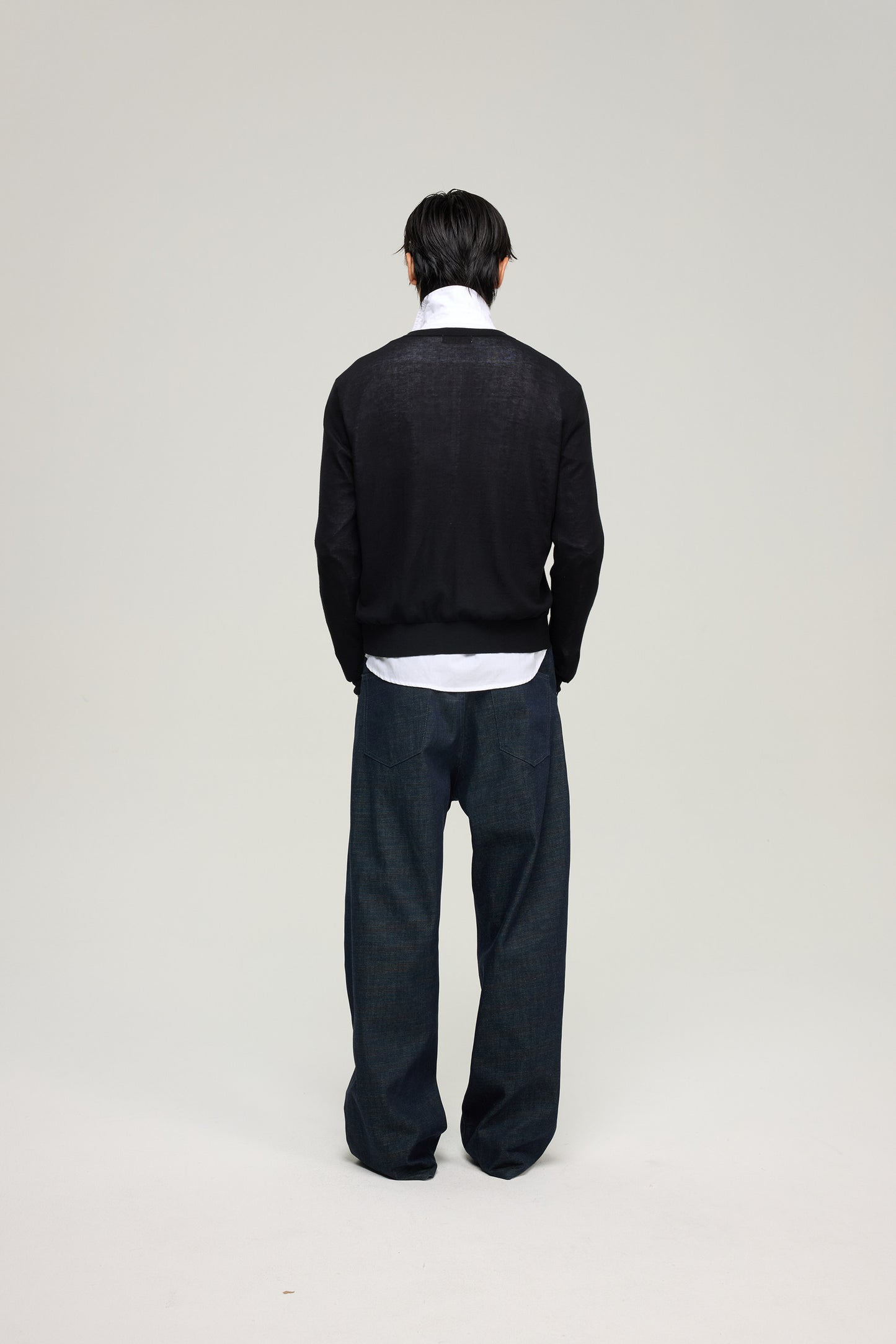 Moire Raw Denim Jeans