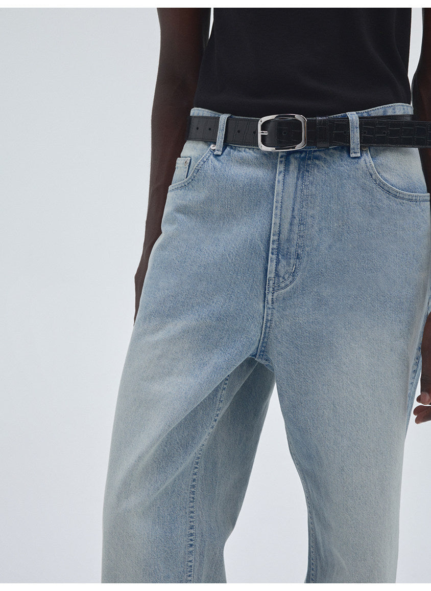 Vintage-Wash Fit Jeans