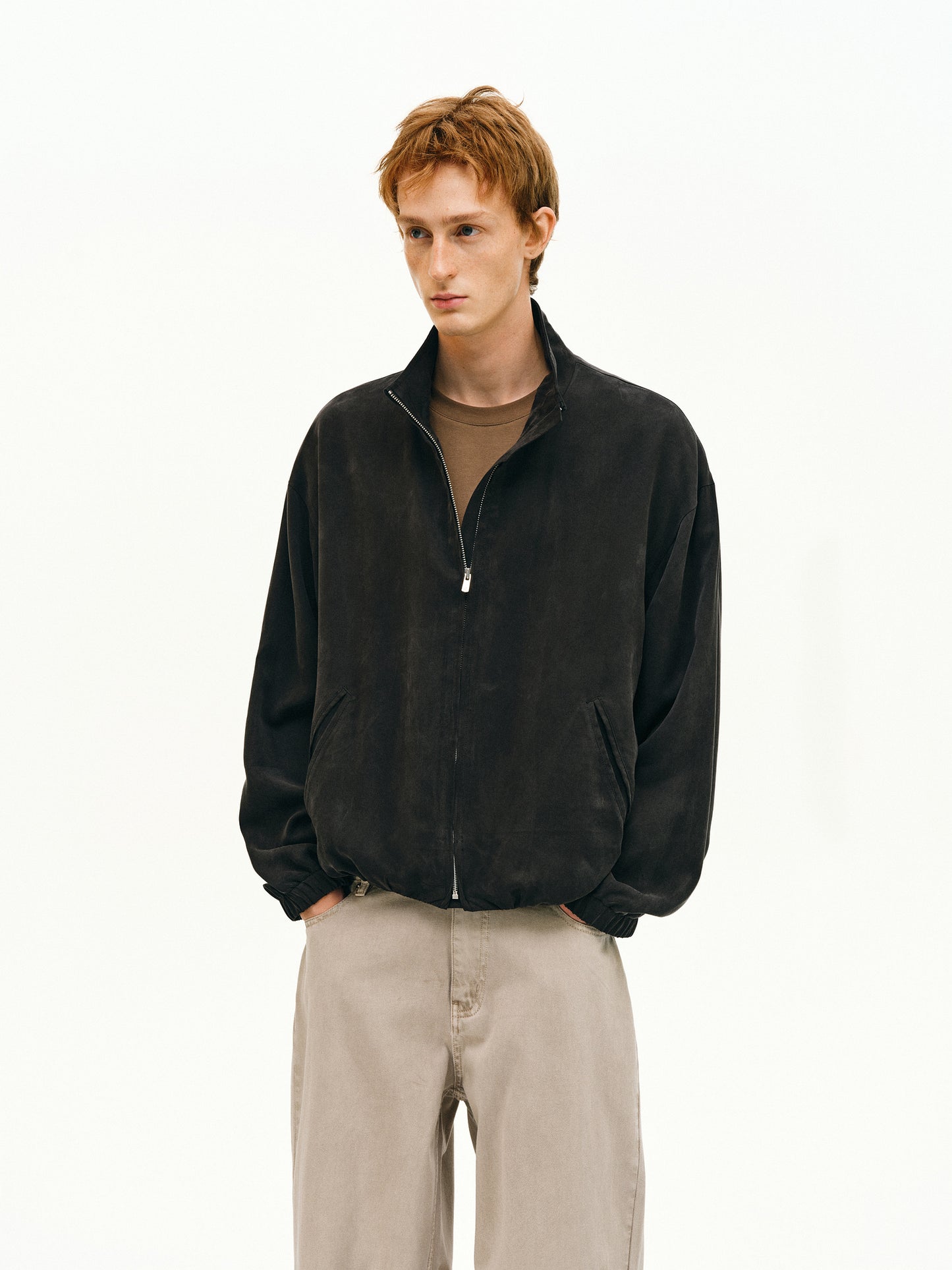 Stand Collar Balloon Jacket