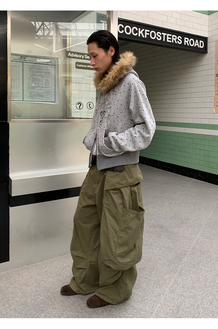 Oversized Wide-Leg Pants