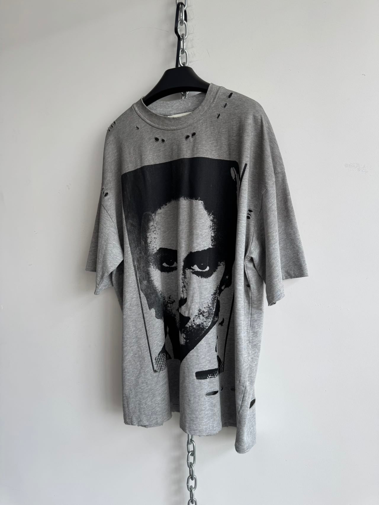 Spray Dye Hole Short Sleeve T-Shirt