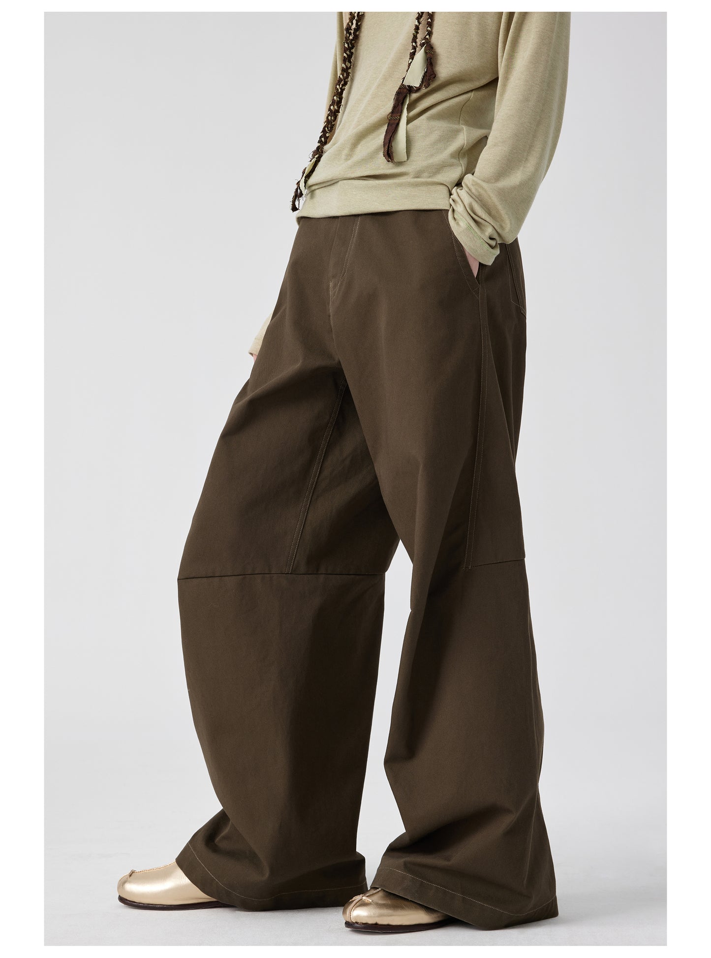 Large Fit Casual Pants