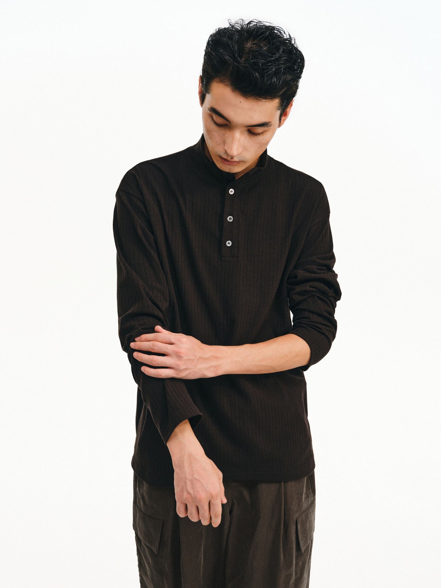 Half-High Collar Shirt