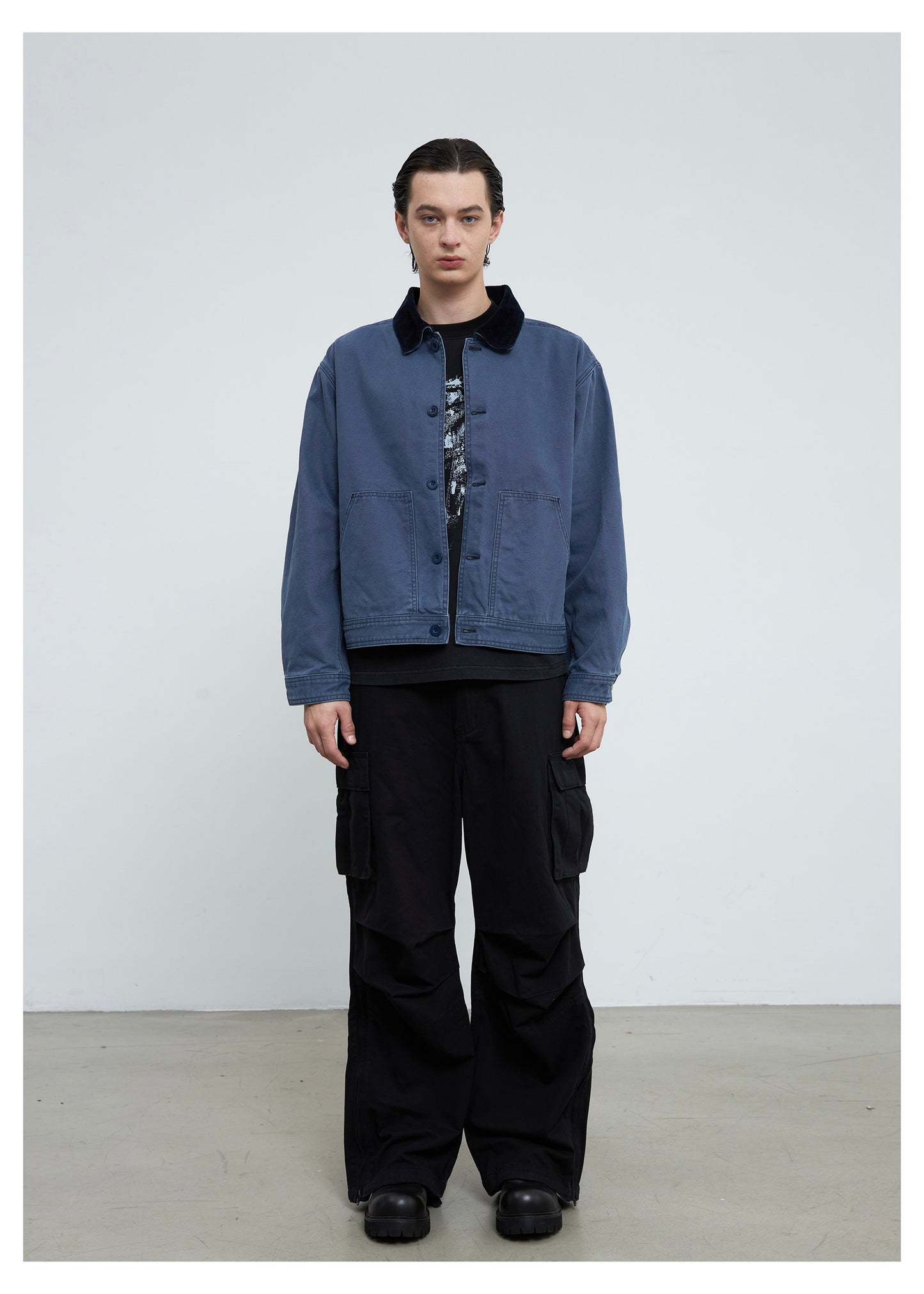 Short Wide Work Jacket