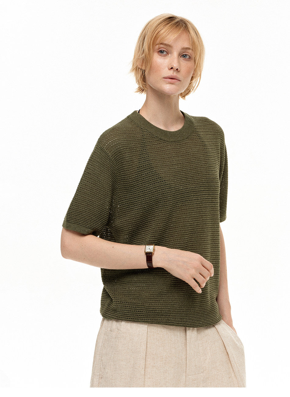Mesh Short-Sleeve T-Shirt