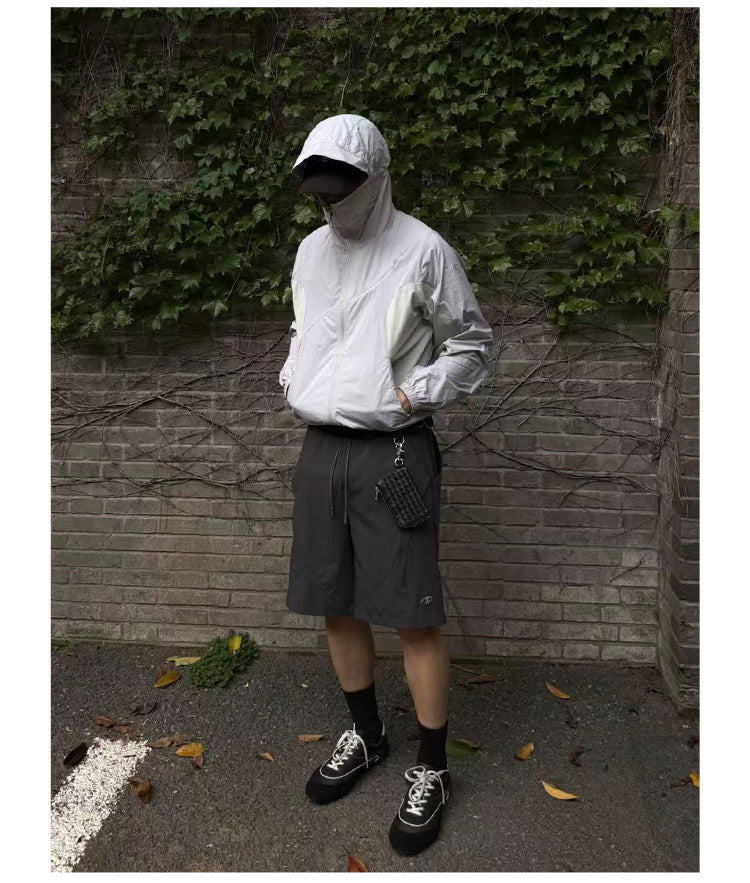 Lightweight breathable jacket with a hood