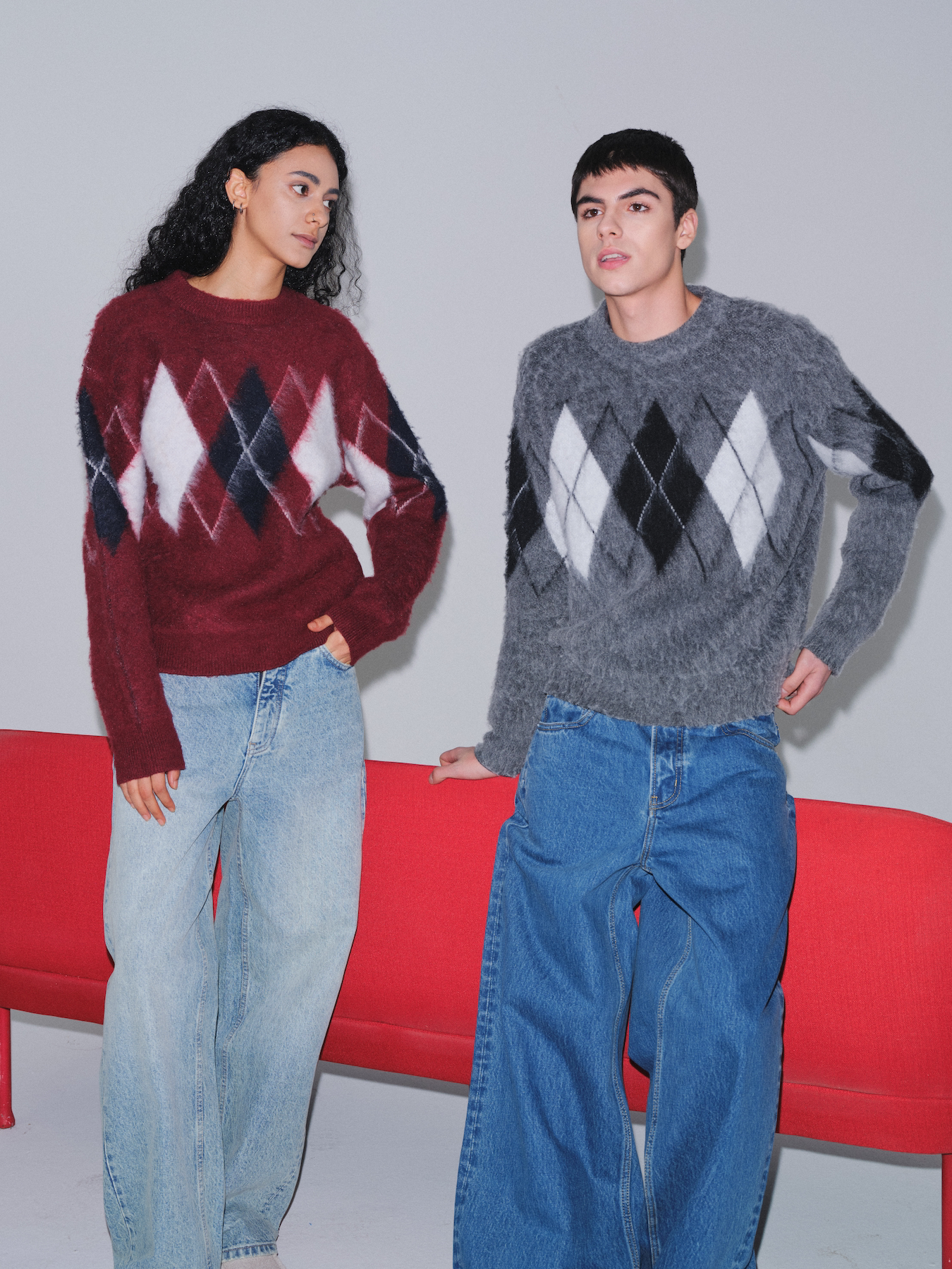 Wool-Blend Relaxed Crewneck Sweater