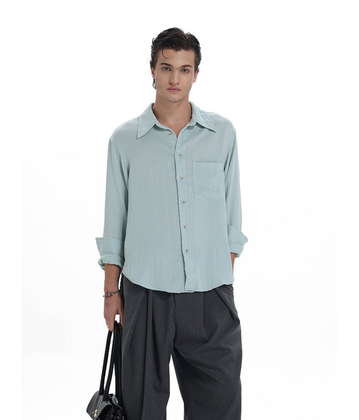 Relaxed Linen-Lyocell Blend Shirt