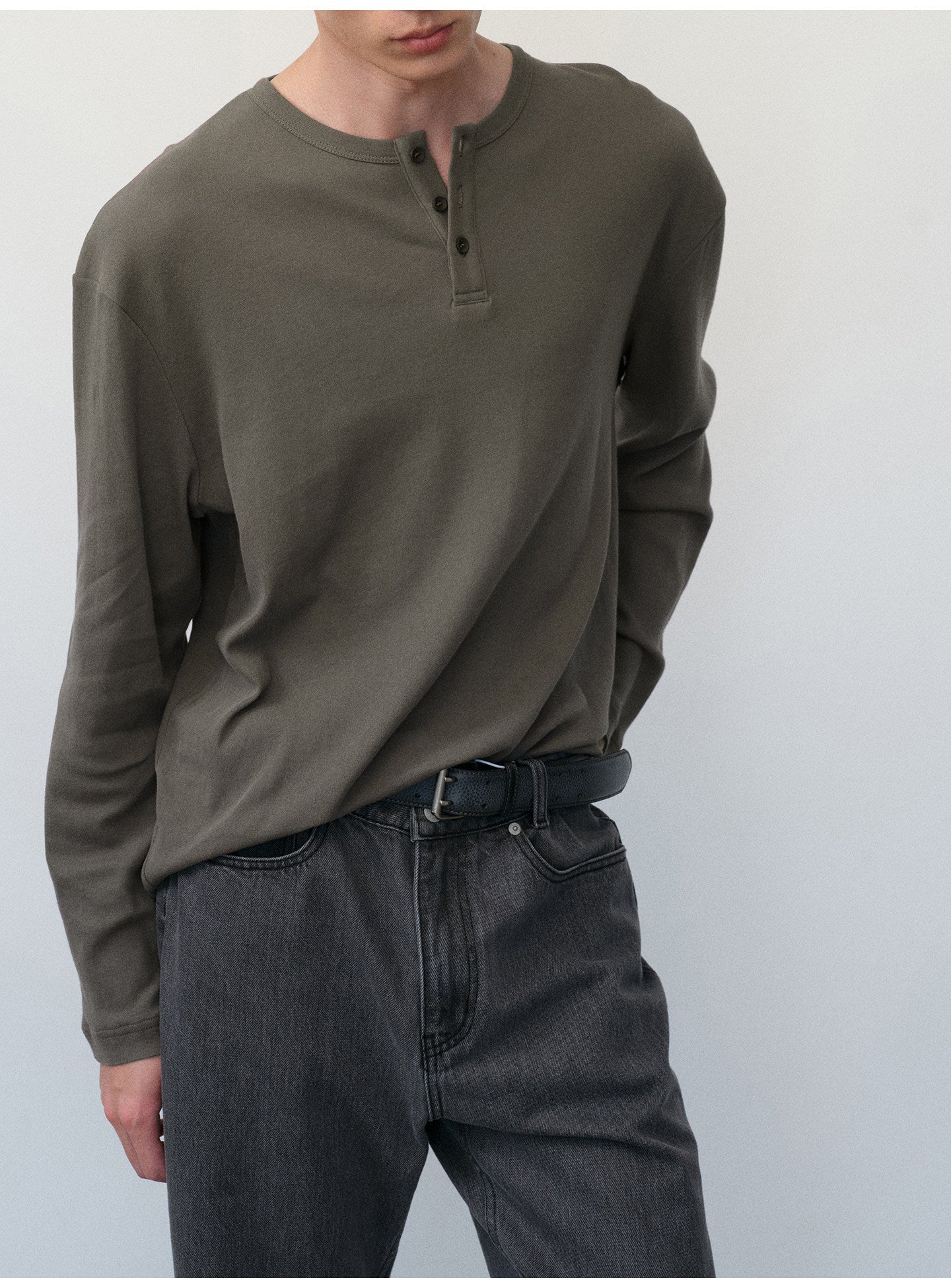Henry Collar Base Layer T-Shirt