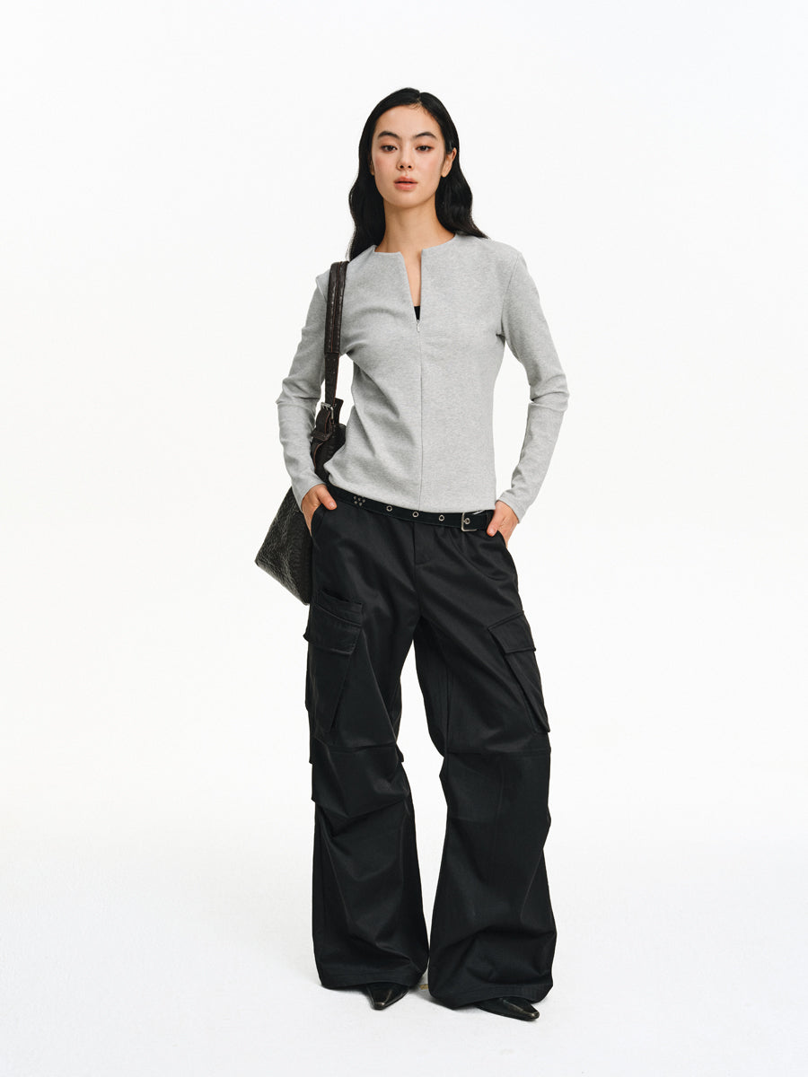 Multi-Pocket Casual Pants