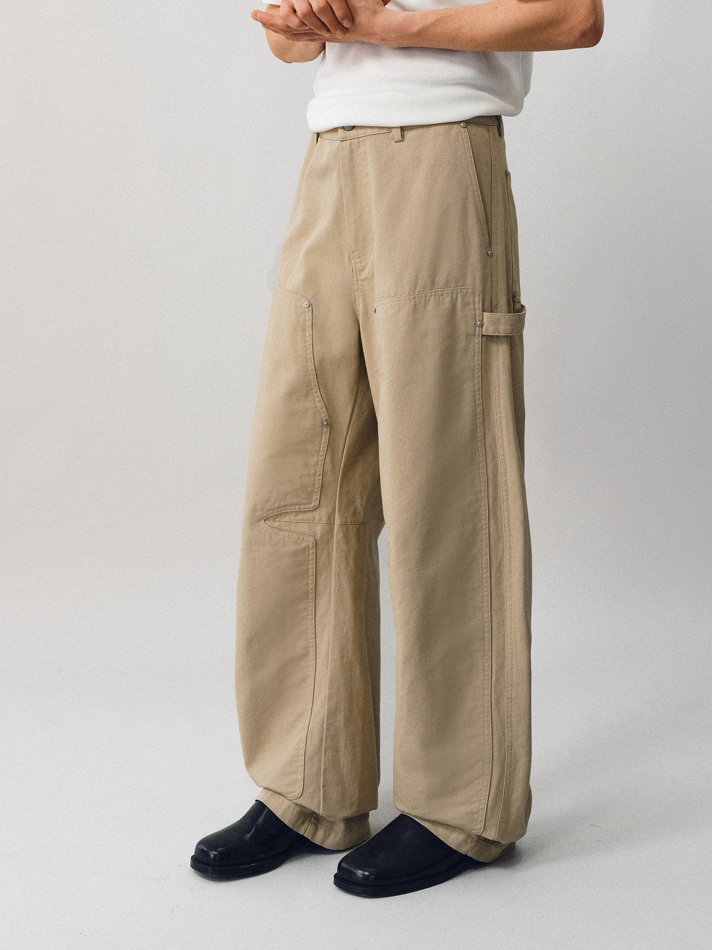 Curved-Blade Work Pants