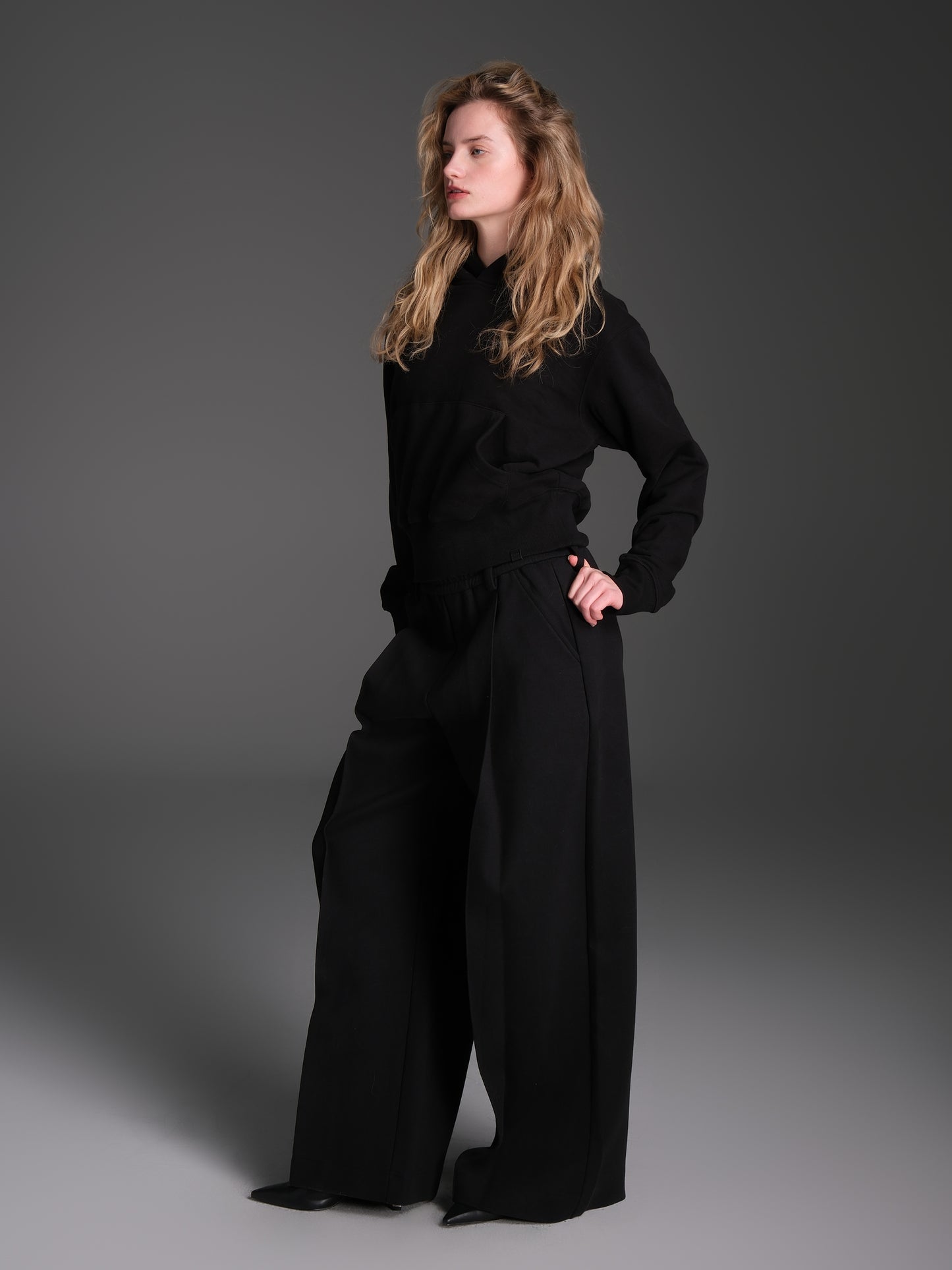 A-Line Wide Leg Sweatpants