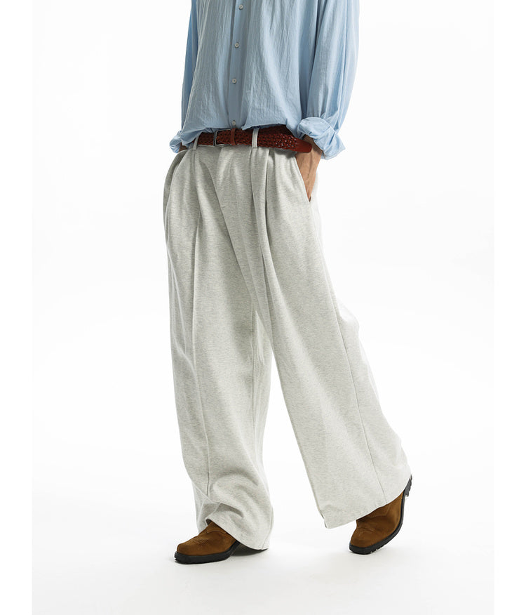 Wide Knit Casual Pants