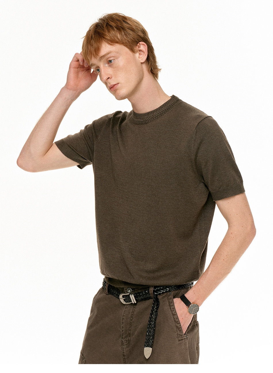 Luxury-Style Knit Shirt
