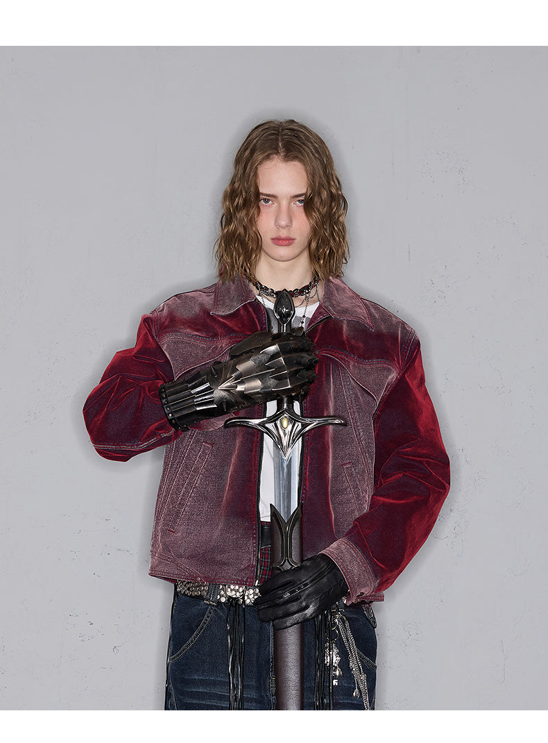 Washed Short Boxy Jacket