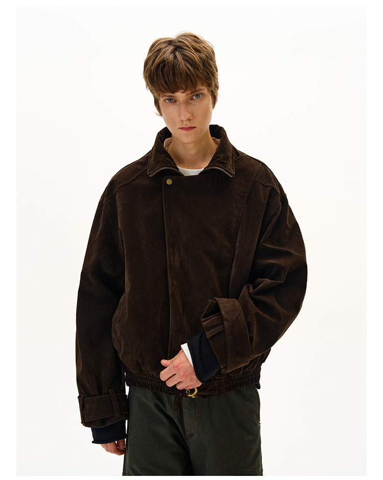 Short-length Stand Collar Jacket