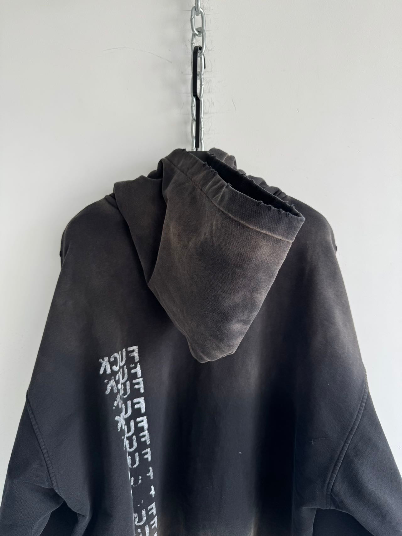 Heavy Zipper Spray Dyed Parka