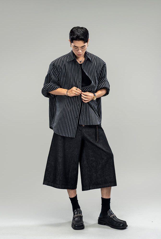 Breathable striped shirt