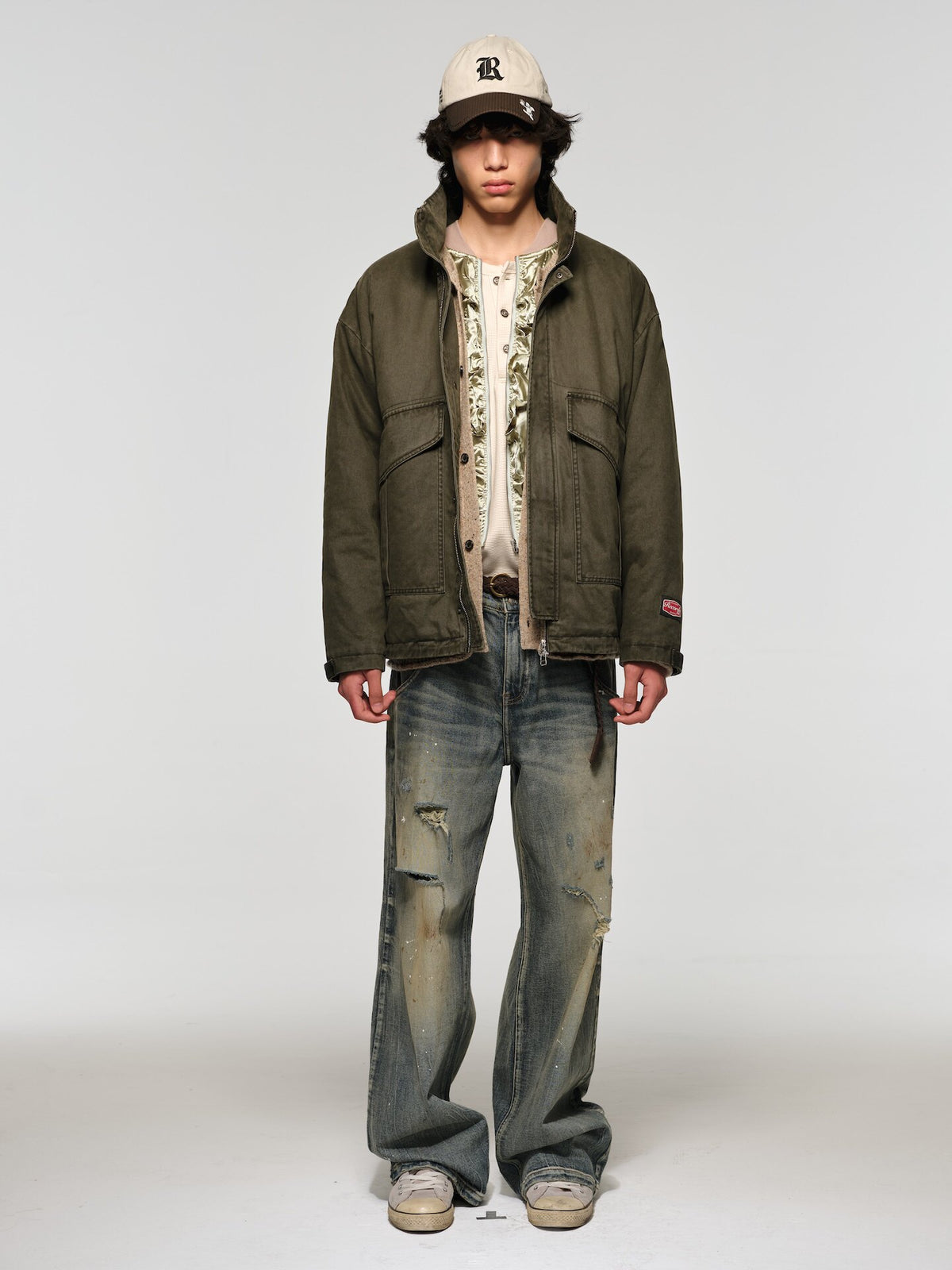 Vintage-Style Battlefield Cotton Jacket