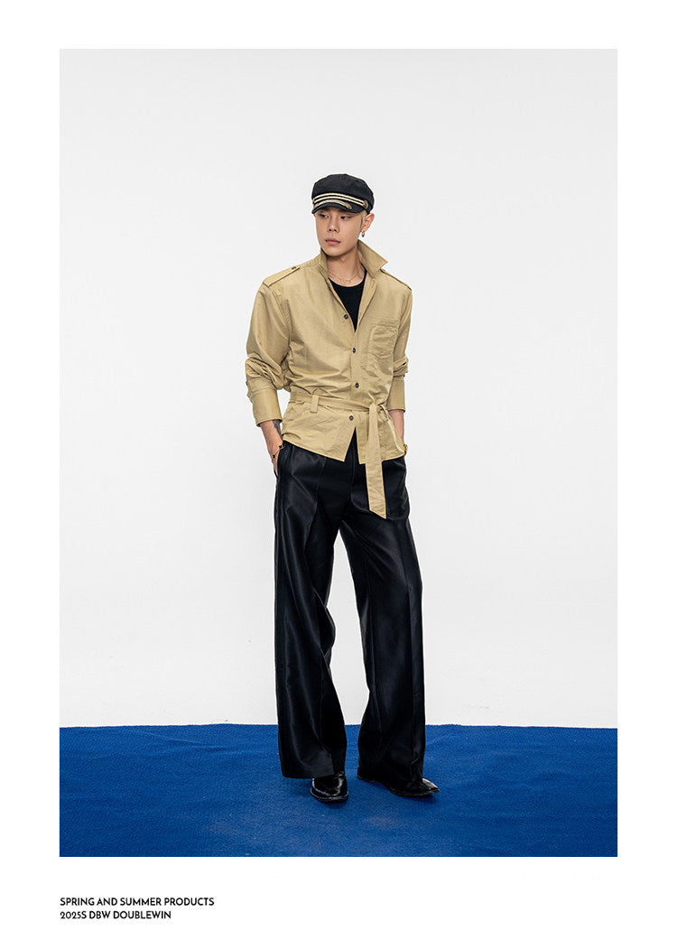 Loose Wide-Leg Casual Pants