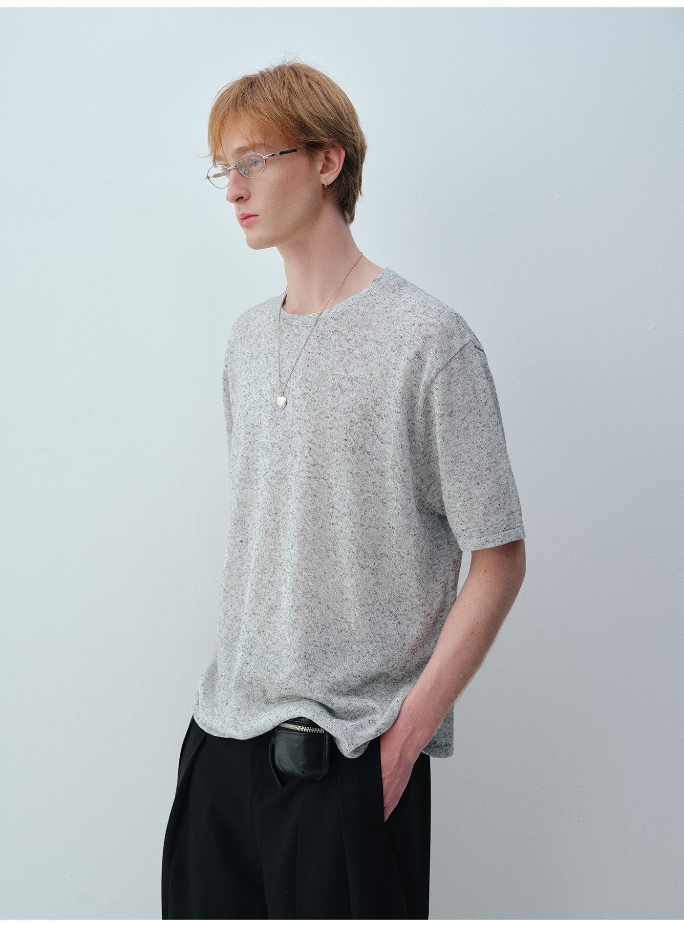 리넨-한지 혼방 티셔츠