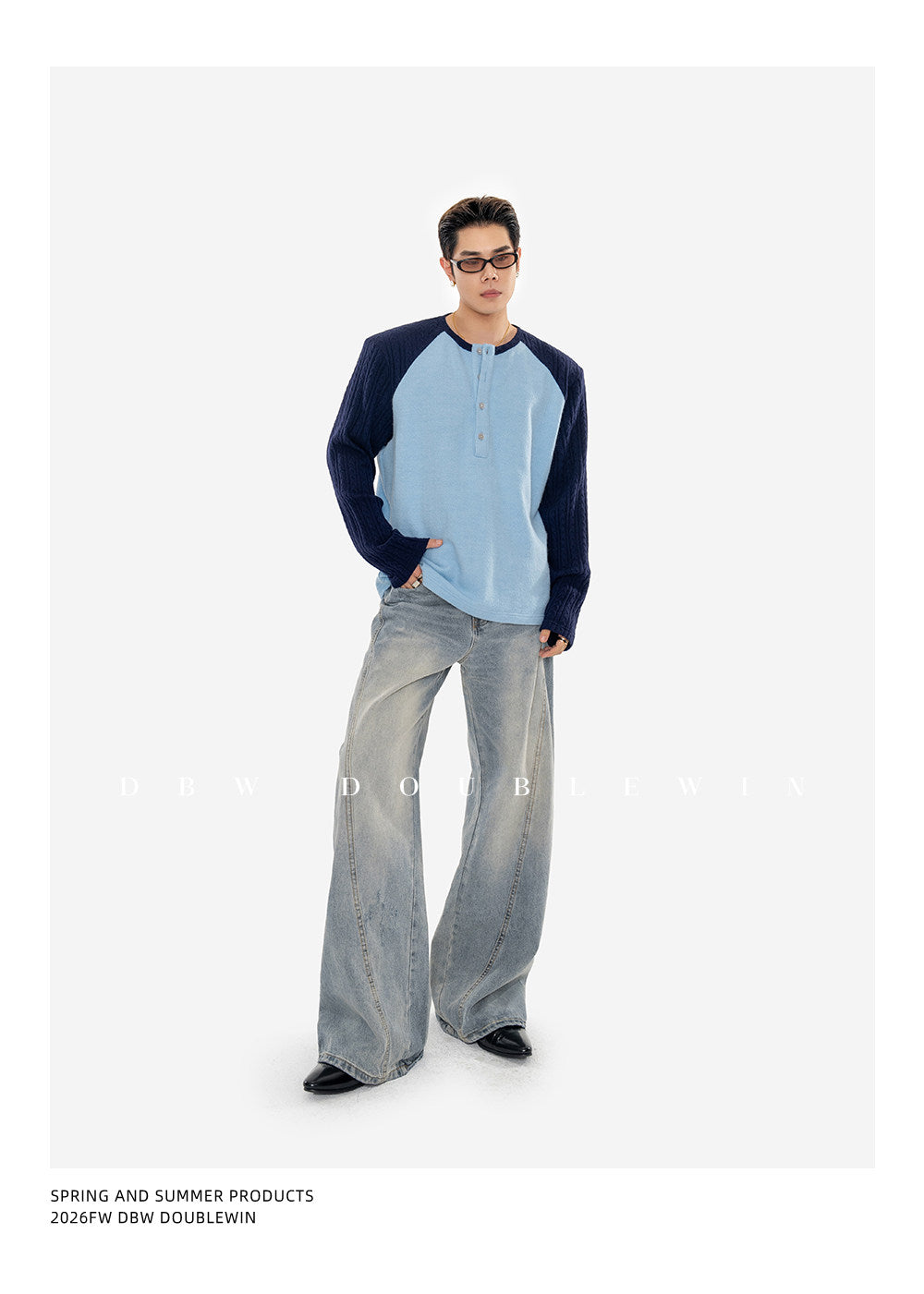 All-Match Loose-Fit Raglan Sweater