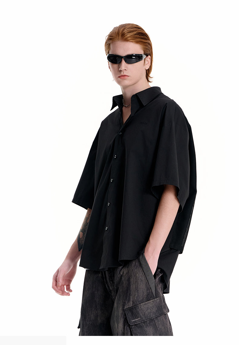 Letter print casual shirt