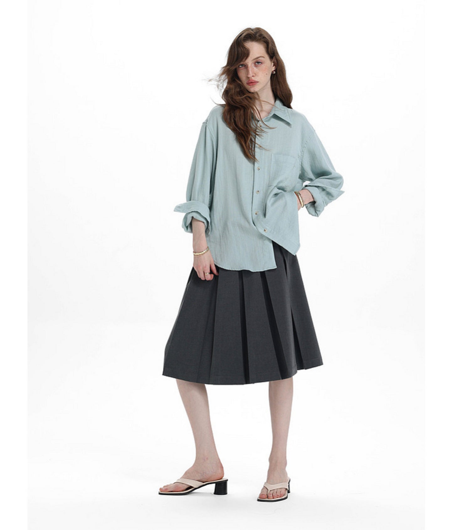 Relaxed Linen-Lyocell Blend Shirt